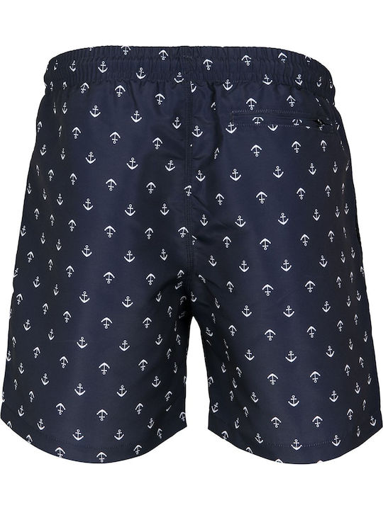 Herren-Bademode Kurze Hosen Anchor Navy mit Muster