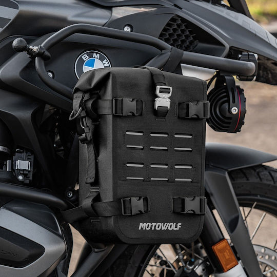 Motowolf MDL0715B Bag for Motorcycle Protection Rails 8lt Black