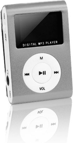 + Earphones MP3 Player (32GB) with LCD Screen Silver
