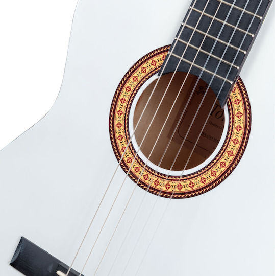 Soundsation Soundsation Classical Guitar 4/4 White