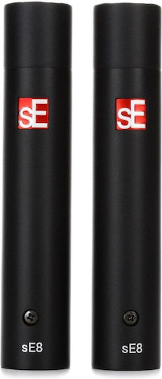 SE Electronics SE8 Omni Set Kondensator (Kleine Membran) Mikrofon XLR Stoßmontiert für Gesang Stereo-Set