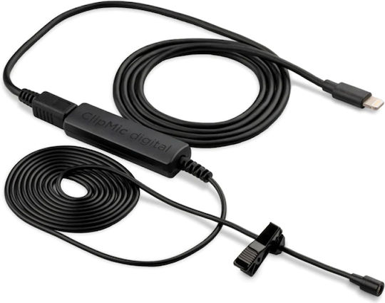 Apogee Clipmic Digital II Кондензатор (Малка диафрагма) Микрофон Πέτου, Clip On за Вокали в Черен Цвят