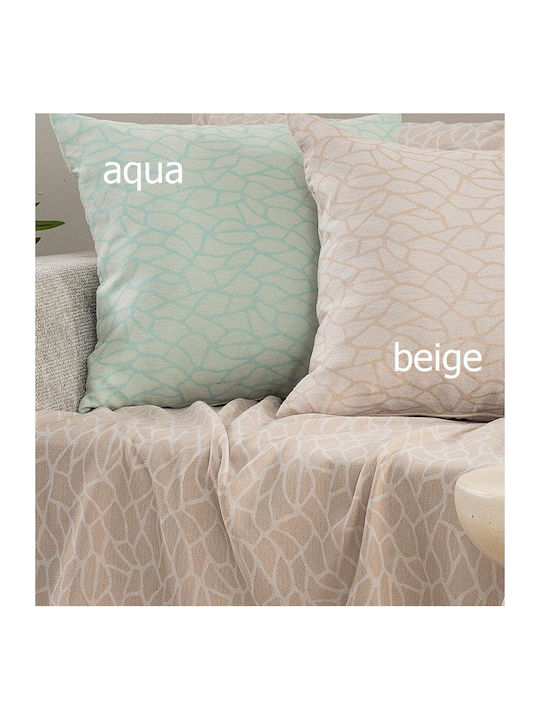 Palamaiki Mena Armchair Throw 180x180cm Aqua
