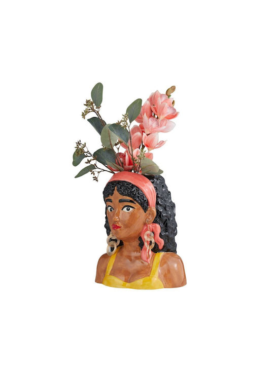 Butlers Vază Decorativă Ceramică Paola Galbenă 16x22xÎnălțime 26cm