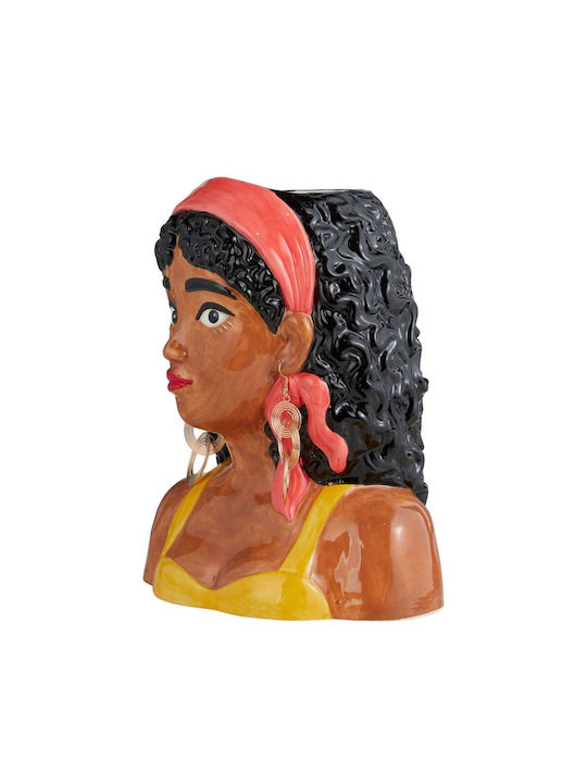 Butlers Vază Decorativă Ceramică Paola Galbenă 16x22xÎnălțime 26cm