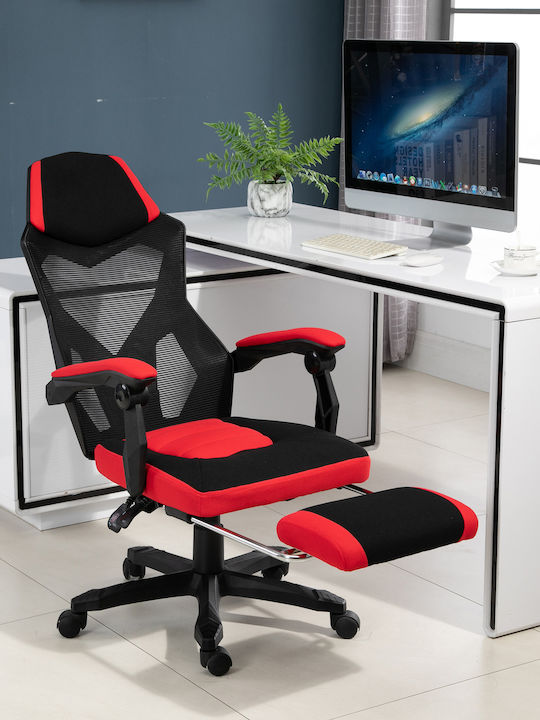 Vinsetto 921-233 Καρέκλα Gaming με Υποπόδιο Μαύρη