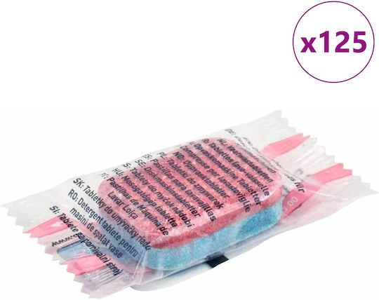 vidaXL Professional 125 Dishwasher Capsules 2.25kg
