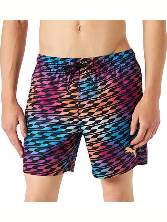 Water Shorts Black Multico Combo Ανδρικό Μαγιό Σορτς Πολύχρωμο με Σχέδια