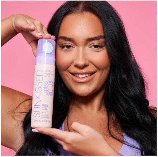 Sunkissed Selbstbräuner Mousse Körper Dunkel 200ml