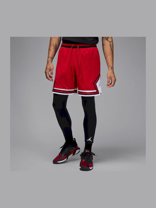 Diamond Bermudă Sport Dri-Fit Roșie Pentru Bărbați
