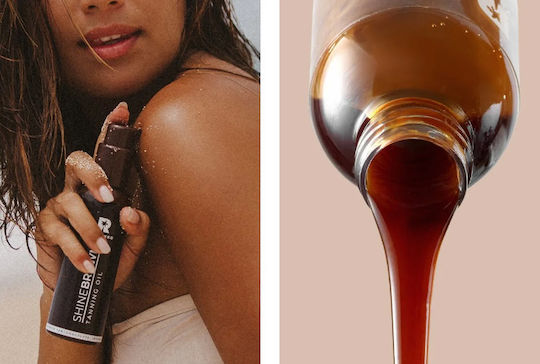 Byrokko Shine Brown Chocolate Tanning Oil Self Tanning Λάδι Σώματος 145ml