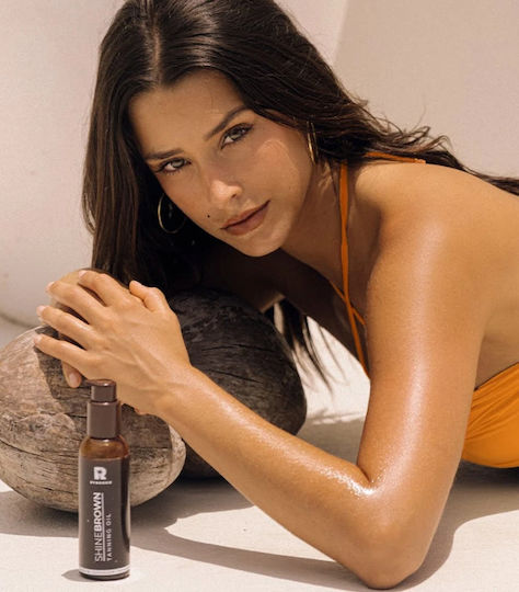 Byrokko Shine Brown Chocolate Tanning Oil Self Tanning Λάδι Σώματος 145ml