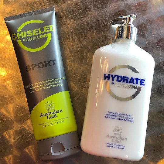 Australian Gold Chiseled by Gentlemen Self Tanning Lotion Σώματος Dark 250ml