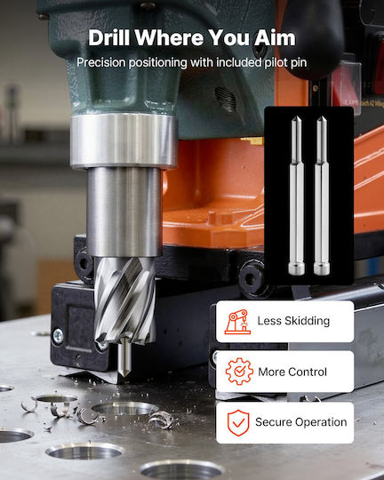 Vevor Set 4 HSS Drills for Metal and Masonry