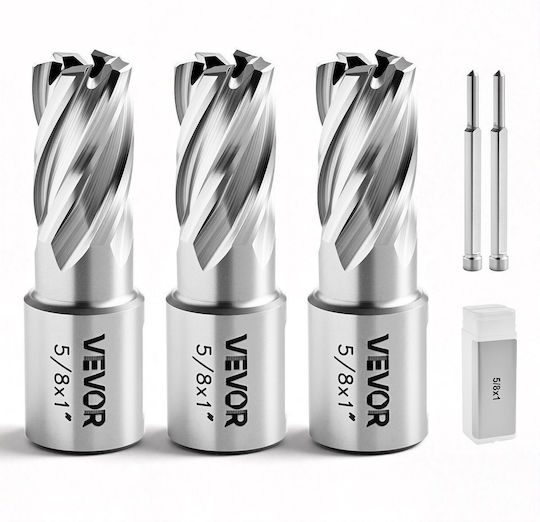 Vevor Set Of 5 HSS Drills For Metal And Masonry