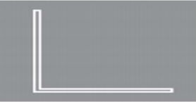 Joint Cover Profile for Steps G 24x20cm X 2.5m Aluminium