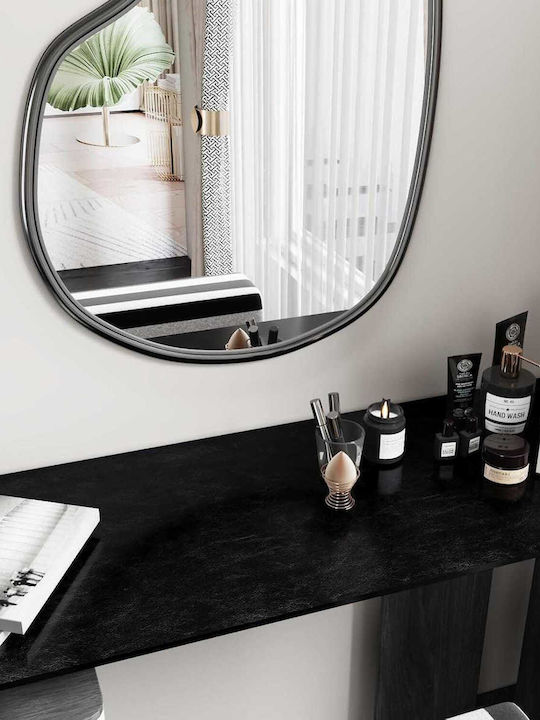 Self-Adhesive Black Faux Paper Wall Wallpaper 200x30cm