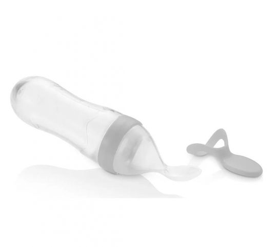 Baby Jem Cu Flux Reglabil Din Silicon Pentru 4+ Luni Gri 2 Bucăți