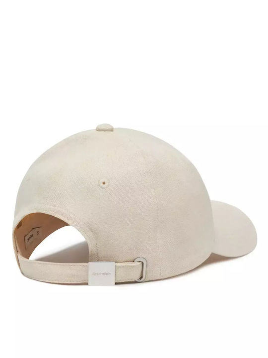 Calvin Klein Καπέλο Raised Embroidery Hemp Cap K60k613118 Sea Salt Calvin Klein Καπέλο Raised Embroidery Hemp Cap K60k613118 Sea Salt