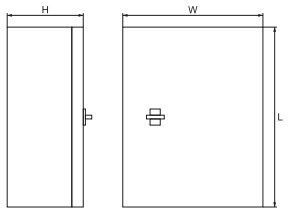 Ερμάριο Μεταλλικό 400x500x200mm Ip65