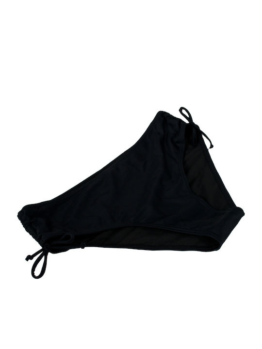 Plus Size Women's Bikini Set Without Underwire Chic Contrast Black-White
