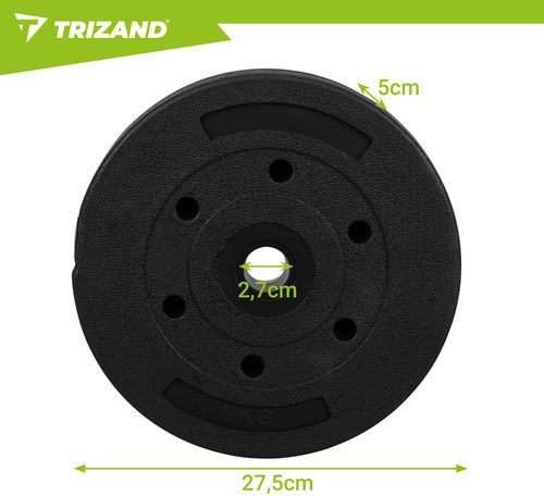 Trizand Set Hantelscheiben 4 x 5kg