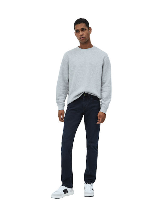 Cash Men's Jeans Pants with Regular Straight Fit Blue