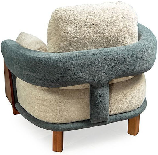 SteweHome Wohnzimmermöbel-Set Luxus Pagonble & Crem Funktion Bett- Pagonble Crem-140cm X 98cm X 45cm