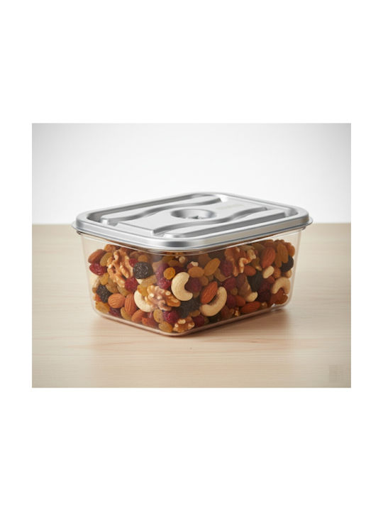 Colorato Glass Lunch Box Silver 2.7lt