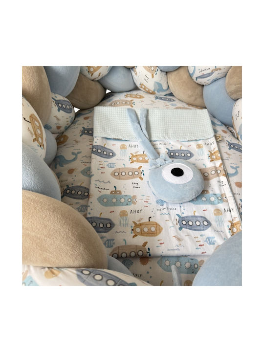 Catriss Baby Nest Pillow Light Blue 70x100cm