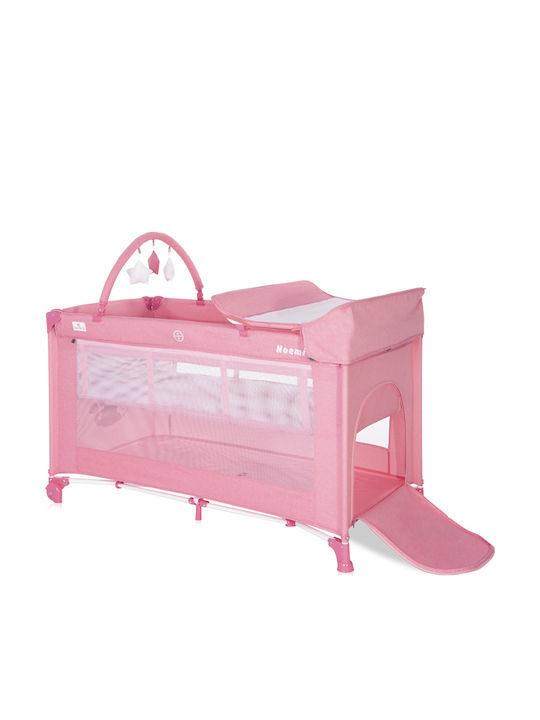 Lorreli Playpen 2 Levels With Changing Table & Mattress Green