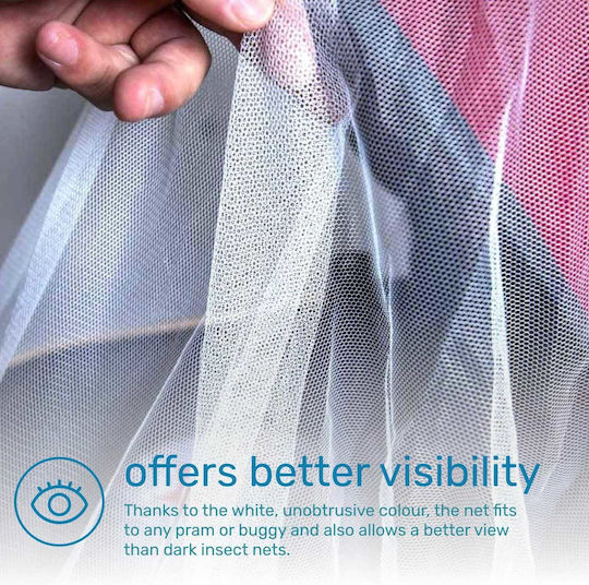 Mosquito Net for Stroller Made of Tulle 163x163cm