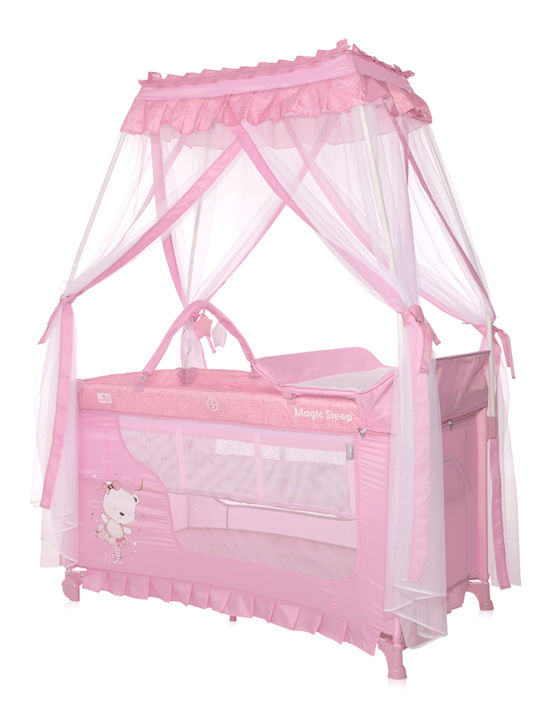 Lorreli Playpen 2 Levels With Changing Table & Mattress Blue