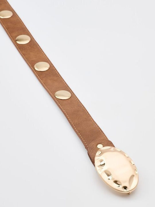 Leather Women's Belt Brown