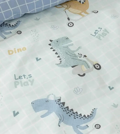 Nima Single Kids Sheets Light Blue 170x255cm