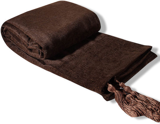 Silk Fashion Ριχτάρι Τετραθέσιου Καναπέ Chenille 180x320εκ. Καφέ 6978000005108 Silk Fashion Ριχτάρι Τετραθέσιου Καναπέ Chenille 180x320εκ. Καφέ 6978000005108