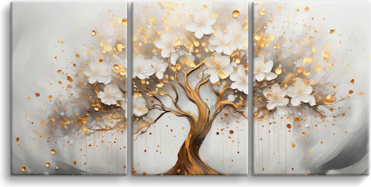 Decowalls Τρίπτυχος Πίνακας σε Καμβά 60x120cm Decowalls Τρίπτυχος Πίνακας σε Καμβά 60x120cm