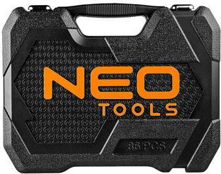 Neo Tools Ratschen- und Steckschlüssel-Set mit 86 Stück