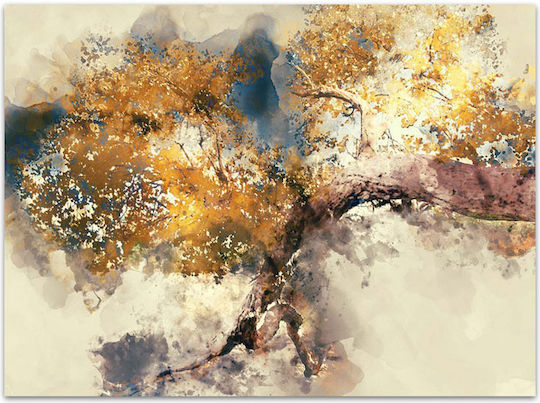 Megapap Abstract Tree Painting on Canvas 100x70cm