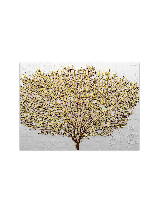 Megapap Golden Tree Πίνακας σε Καμβά 100x70cm