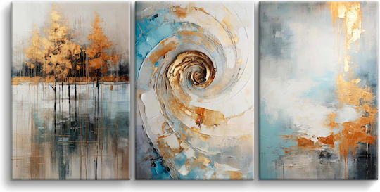 Decowalls Threefold Painting on Canvas 60x120cm
