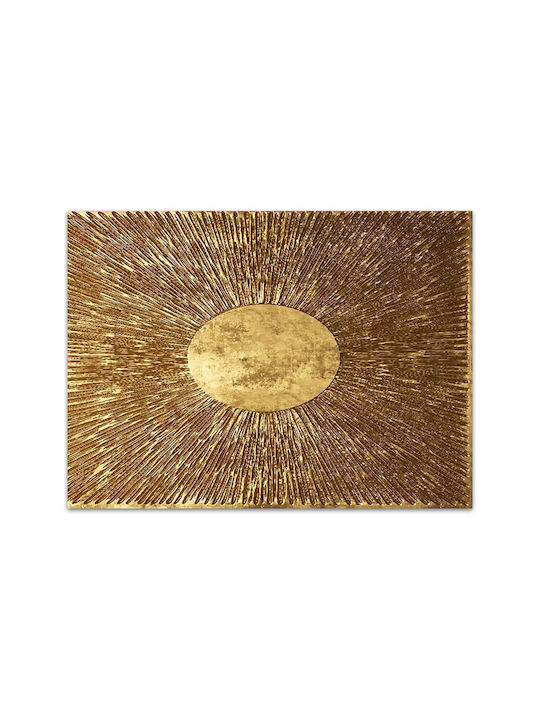 Megapap Golden Sun Πίνακας σε Καμβά 100x70cm
