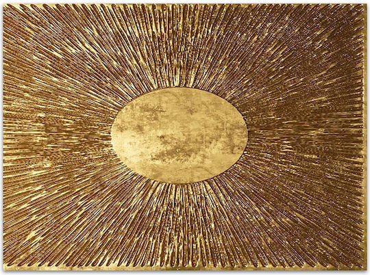 Megapap Golden Sun Πίνακας σε Καμβά 100x70cm