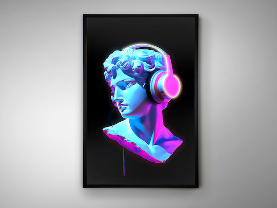Busto Auf Leinwand Mit LED-Beleuchtung 80x120 cm