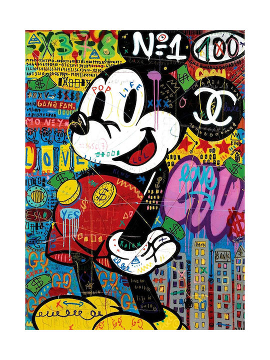 Платнен Панел Pop Art Графити Стрийт Арт 30x40 См