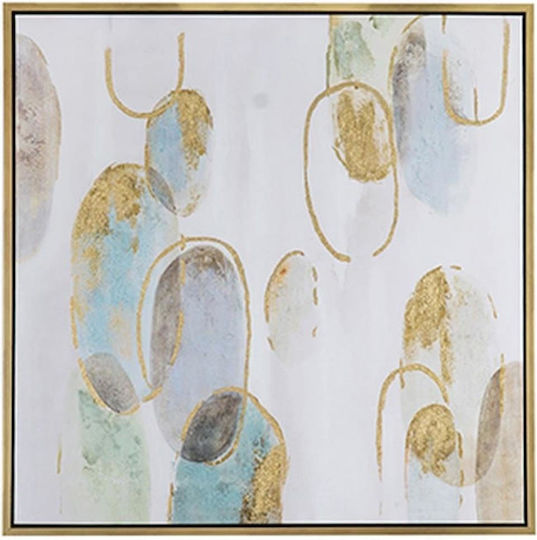 Artekko Gemälde Ölgemälde auf Segeltuch 100x100 cm
