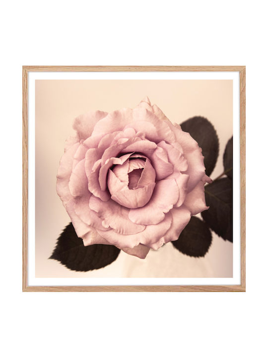 Walls Vintage Rose Frame Wooden 90x90cm