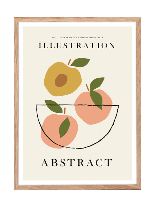 Walls Wooden Frame Poster 40x50cm
