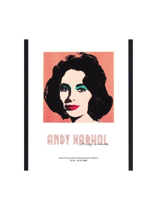 Walls Liz Taylor Frame Copy of Andy Warhol Wooden 20x30cm