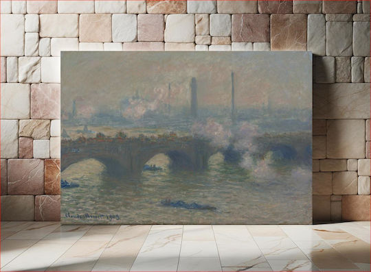 Claude Monet's Waterloo Bridge, Gray Day (1903)